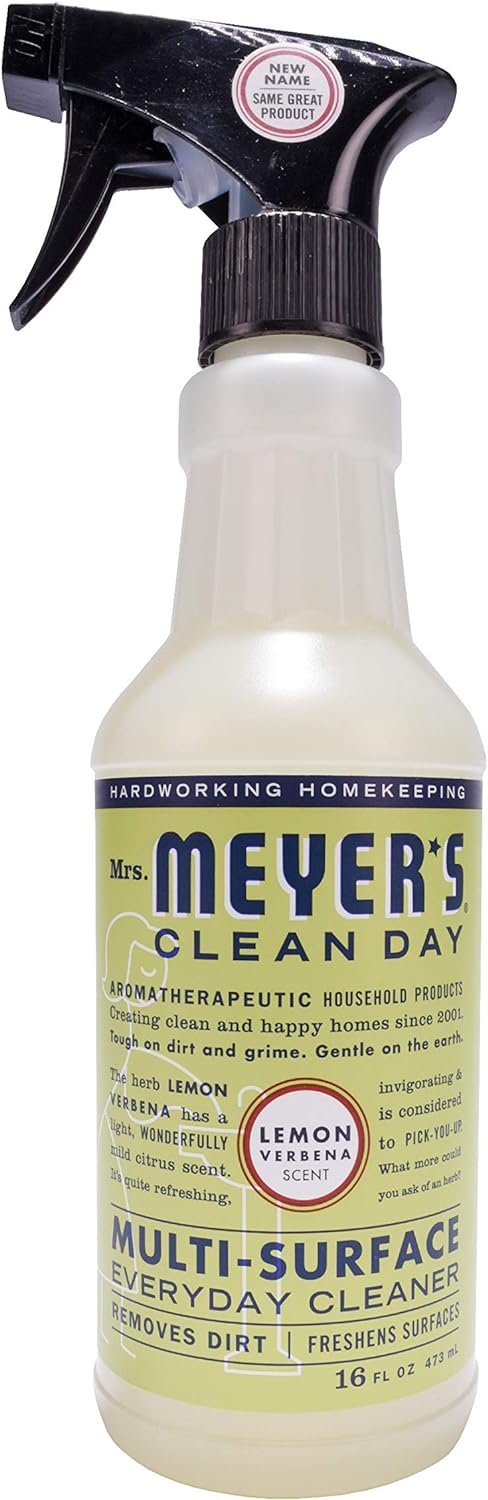  MRS. MEYER`S CLEAN DAY All Purpose Cleaner Spray, Lemon Verbena, 16 Fl. Oz